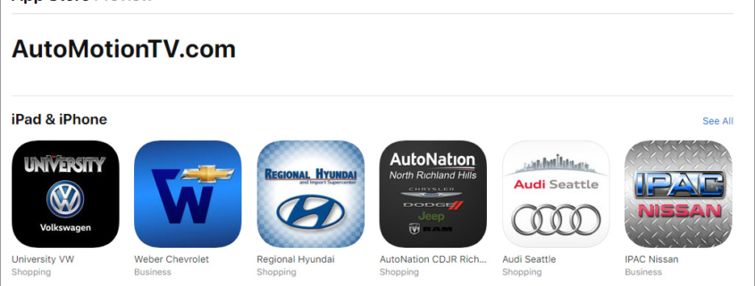 AutoMotionTV/Cinemotion Mobile App and Backend