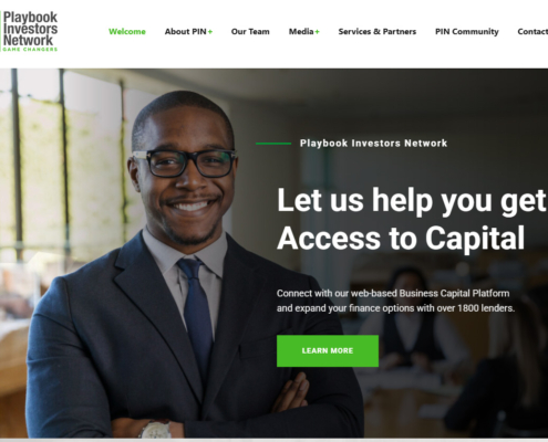 Website development for Playbook Investors Network (PIN)